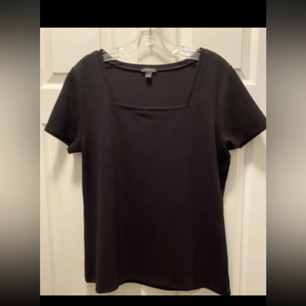 Ann Taylor Large Short Sleeves Pullover Top/Blouse